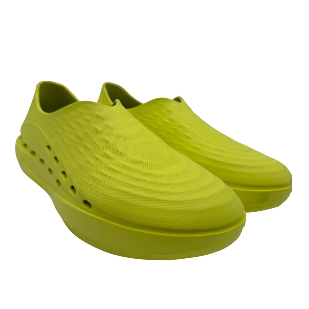 Stand+ The Standing Shoe Womens 8.5 Mens 6.5 Neon Yellow Good Slip On Clogs